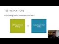 Efficient Unit Testing Part Basics