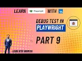 How to Debug Test Script in Playwright Learn Playwright using TypeScript Full Course Part 9