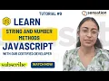 Learn String Number Methods in JavaScript Web Development For Beginners Tutorial