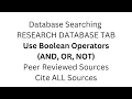 Super Simple Series Databases Searching