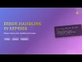 Error Handling in Express js The Ultimate Guide for Beginners