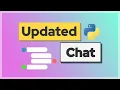 How to create a chat application using python part 2