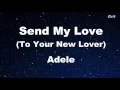 Send My Love - Adele Karaoke【With Guide Melody】