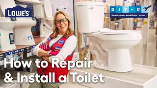 How to Repair Install a Toilet DIY-U by Lowe s