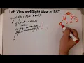 Left View and Right View of BST Lockdown Learner