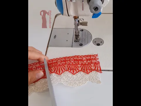خياطة جرس لتزين الملابس نسائية #sewing #fashion #sewingtips