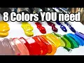 The 8 Must-Have Colors for Any Painter A BEGINNERS Guide to Primary Colors and Color Mixing