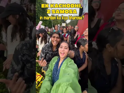 ek kachori 2 samosa in mardo ka Kya Bharosa  l jantar mantar protest l