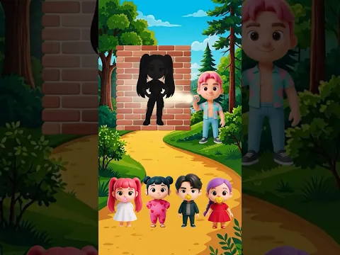 ¿Quién es La Sombra en La Pared?🤔😳 (Rumi💜 vs Jinu🖤 vs Mira❤️ vs Zoey💙vs Abby)