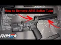 How to Remove an AR15 Buffer Tube
