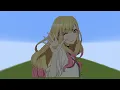 Marin Kitagawa Pixel Art in Minecraft The Cosplay Queen from My Dress-Up Darling