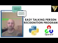 Easy Talking Person Object Recognition Program with