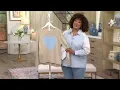 Coldwater Creek Heart So Blue Sweater on QVC