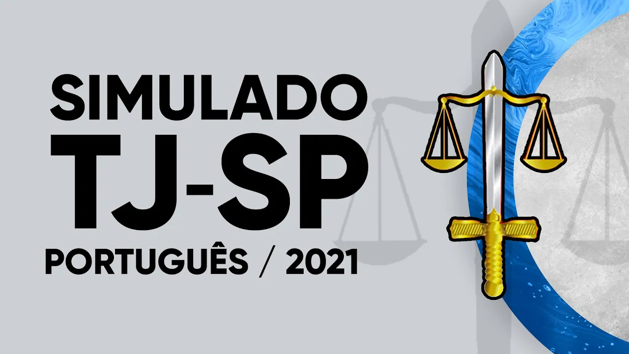SIMULADO TJSP 2021 - PORTUGUÊS
