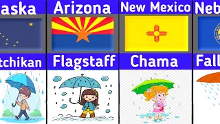 The RAINIEST City in Every State of America Wettest Places in the U S