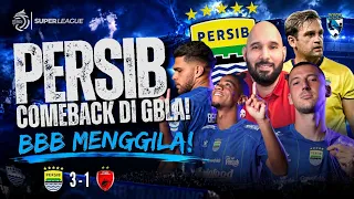 PERSIB REMONTADA DI GBLA, CETAK TIGA GOL DI BABAK DUA HANTAM PSM 3-1!