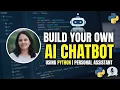How to Create Chatbot Using Python Personal Chat Assistant Python Chatbot Tutorial