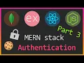 MERN stack secure authentication Part 3 User model JWT Cookies Bcrypt React Hooks Context