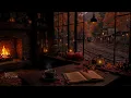 Download Lagu Peaceful Fall Rain Window Ambience🍂Relaxing Village,Fireplace\u0026 Rainfall Sounds for Study,Sleep\u0026Relax