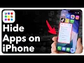 How To Hide Apps On iPhone