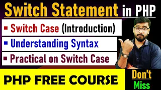 PHP Tutorial - Switch Case Statements in PHP PHP Switch Statement
