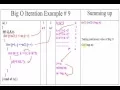Algorithm Time Complexity of Iterative Program Example 9