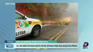 SC-390 fechada: Rio do Rastro Marathon 2024 altera tráfego na região