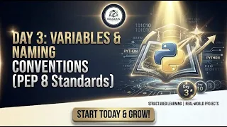 Day 3 Python Fundamentals Variables Memory and the Art of Clean Code PEP 8 EDULEXIS