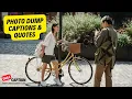 Photo Dump Instagram Captions For IG