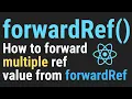 forwardRef - forward multiple ref value in Hindi forwardRef in react forwardRef react hooks