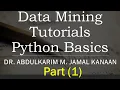 Data Mining Tutorials - Python Basics