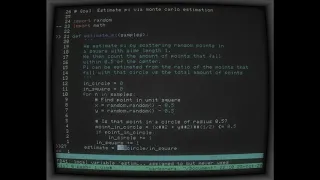ASMR Programming - Monte Carlo Pi Simulation