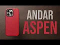 iPhone 15 Pro Max Andar Aspen The LEATHER STANDARD Button