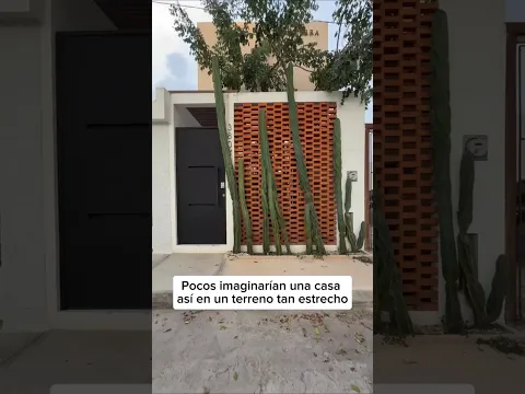 Dato curioso: este terreno mide apenas 3.8 metros de ancho!! 🤯 #espaciosúnicos #archilovers #diseño