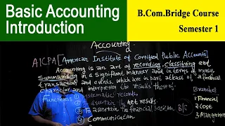 basic accounting christ opencourseware