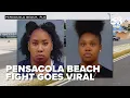 Woman charged for Pensacola Beach parking lot fight captured in viral Facebook