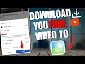 Download Lagu How to Download Youtube Video to Gallery Without Any App in  2023 (Android \u0026 Iphone) | Watch Offline