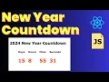 Simple New Year Countdown using JS and React React Mini Project Countdown App