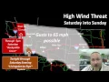Strong winds coming Saturday Feb 6
