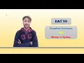2023-99 Days Complete Python Programming Course Day