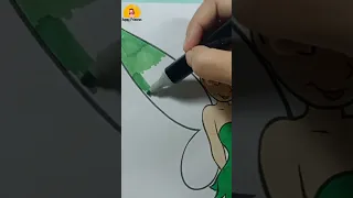 COLORING TINKERBELL How to Coloring Tinkerbell