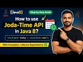 How to use Joda Date API in Java8 Local Date