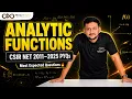 Analytic Functions in 20 Minutes CSIR NET PYQ Till 2025