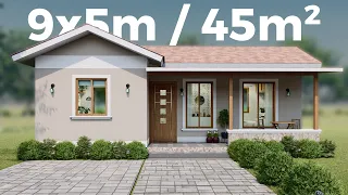  dise o de casa 9x5 metros construcci n y plano de casa peque a 