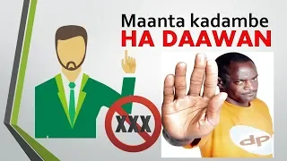 dib dambe uma daawan doontid khatar daawashada muuqaalada galmada ah 
