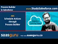 05 Scheduled Actions in process using process builder in Salesforce Salesforce Training s