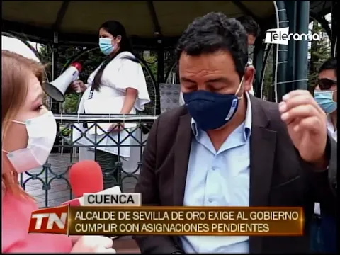 Alcalde de Sevilla de Oro exige al gobierno cumplir con asignaciones pendientes