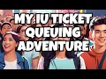 Queuing For IU HER Tour Tickets On My Lunch Break