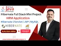Hibernate Full Stack HRM Mini Project Learn with Mr Kiran Jadhav
