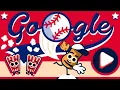 Fourth of July 2019 Baseball Google Doodle